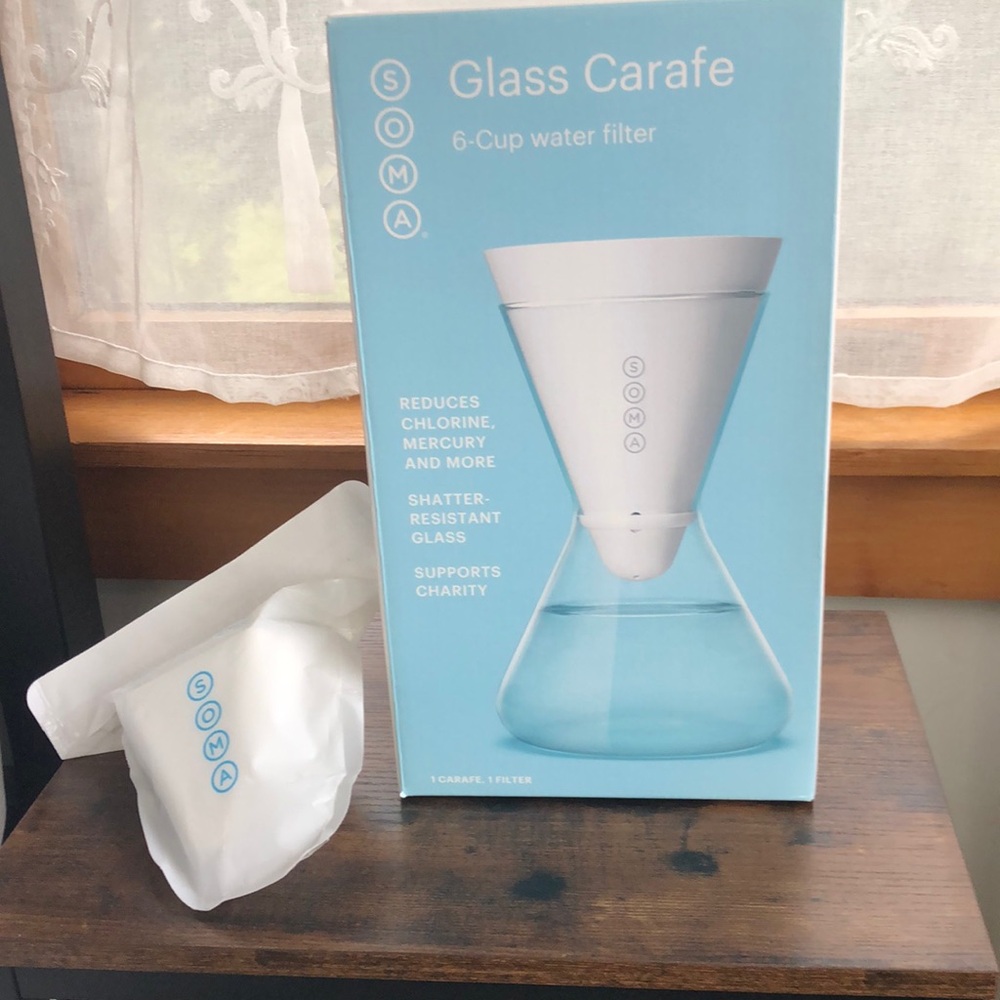Soma water filter system with extra filter